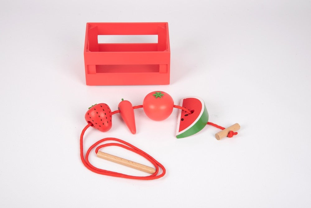 wooden sorting fruit & veg crates