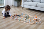 Train set (build a City) 92 pieces - NEW