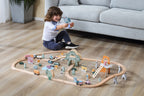 Train set (build a City) 92 pieces - NEW