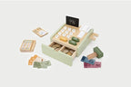 Cash register role play till wooden