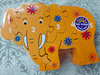Elephant jigsaw with 1-5 numbered pieces - limited edition